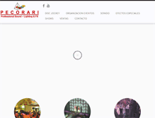 Tablet Screenshot of pecorarieventos.com.ar